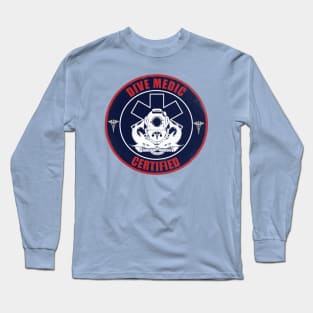 Dive Medic Certified (Small logo - Distressed) Long Sleeve T-Shirt